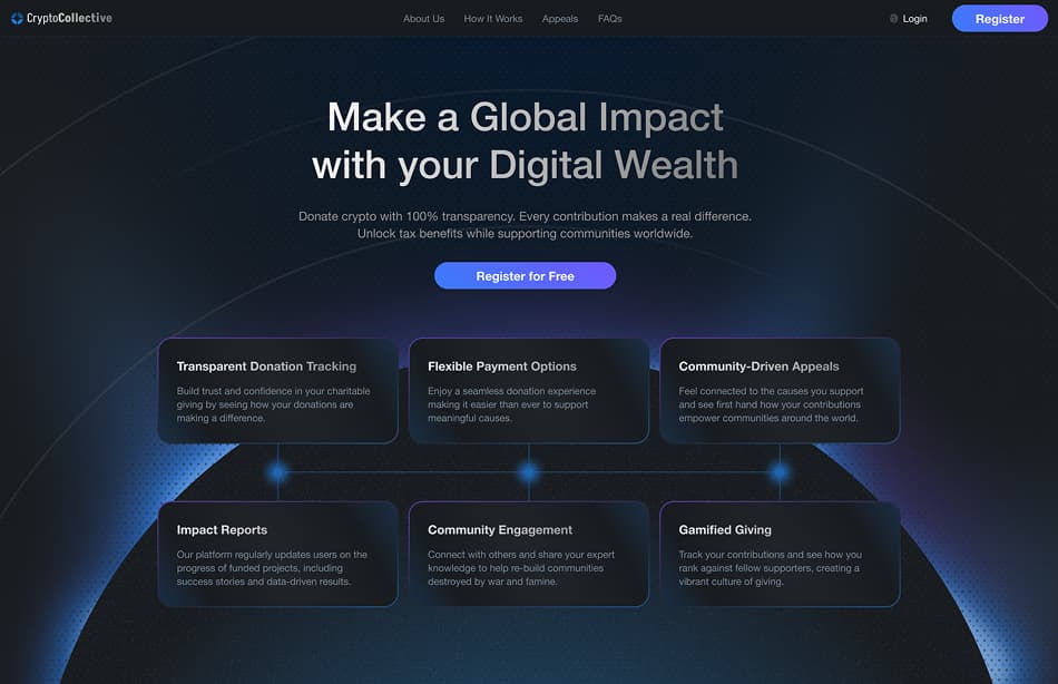 Crypto Collective home feed