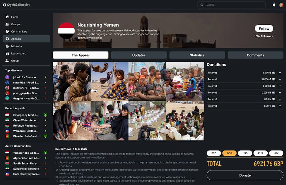 Crypto Collective appeals view