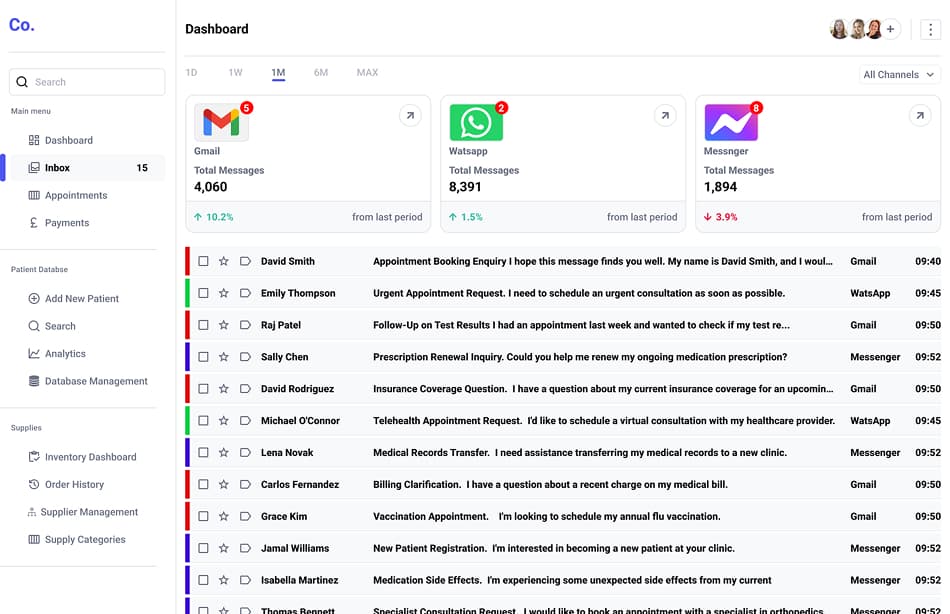 One InBox inbox view