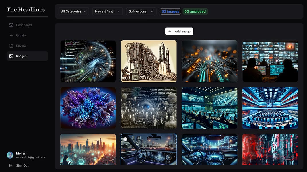 Image generation pipeline